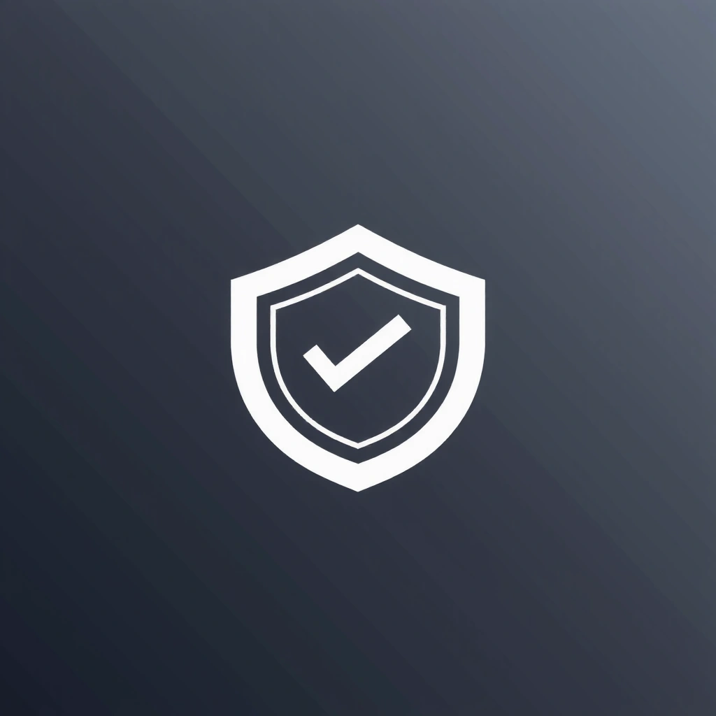 Icône de bouclier symbolisant la sécurité et la qualité