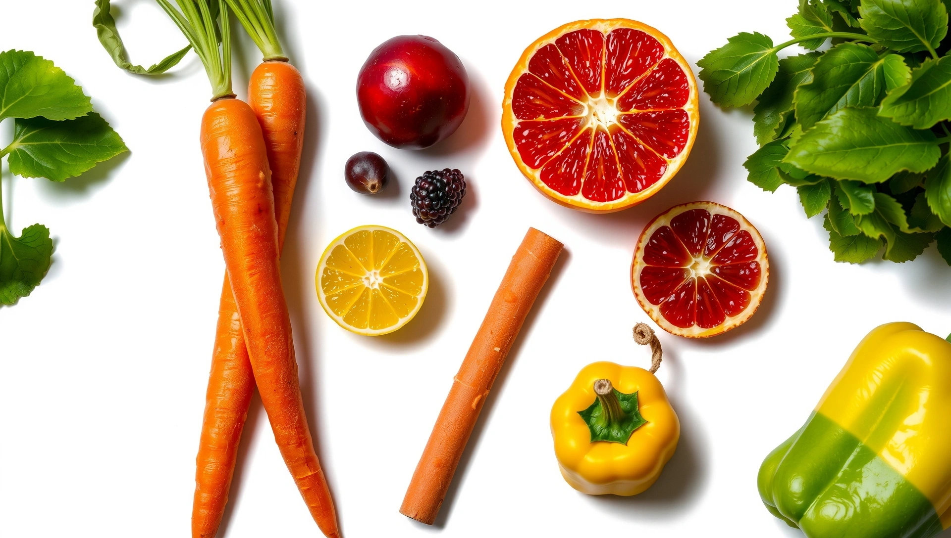 Assortiment de fruits et légumes colorés